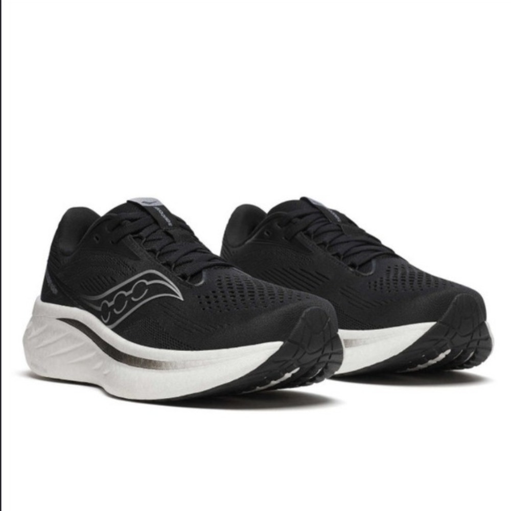 Saucony Women's Ride 18 Road-Running Black Athletic Sneakers - Sz 9 US 40.5 EUR